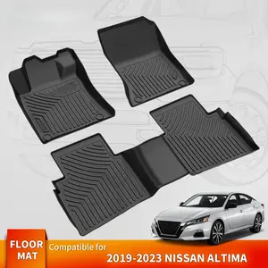 2 Row Floor Mat Liner Set for 2019-2025 Nissan Altima TPE Rubber All-weather
