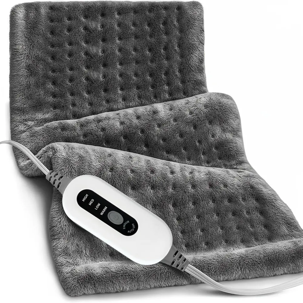 Heating Pad for Back Pain Relief Neck Shoulders 12x24in, Fast Heating with Heated Pad, Moist & Dry Heat Options, Auto Shut-Off, Soft Flannel, Machine Washable, for Knees Legs Arms Abdomen, Gifts for Women Men Mom Dad Birthday Portable Heating Pad