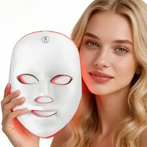 2026 New LED Facial Skincare Mask, Seven Color LED Beauty Instrument, Rechargeable Beauty Mask, Home Use Photon Therapy Mask