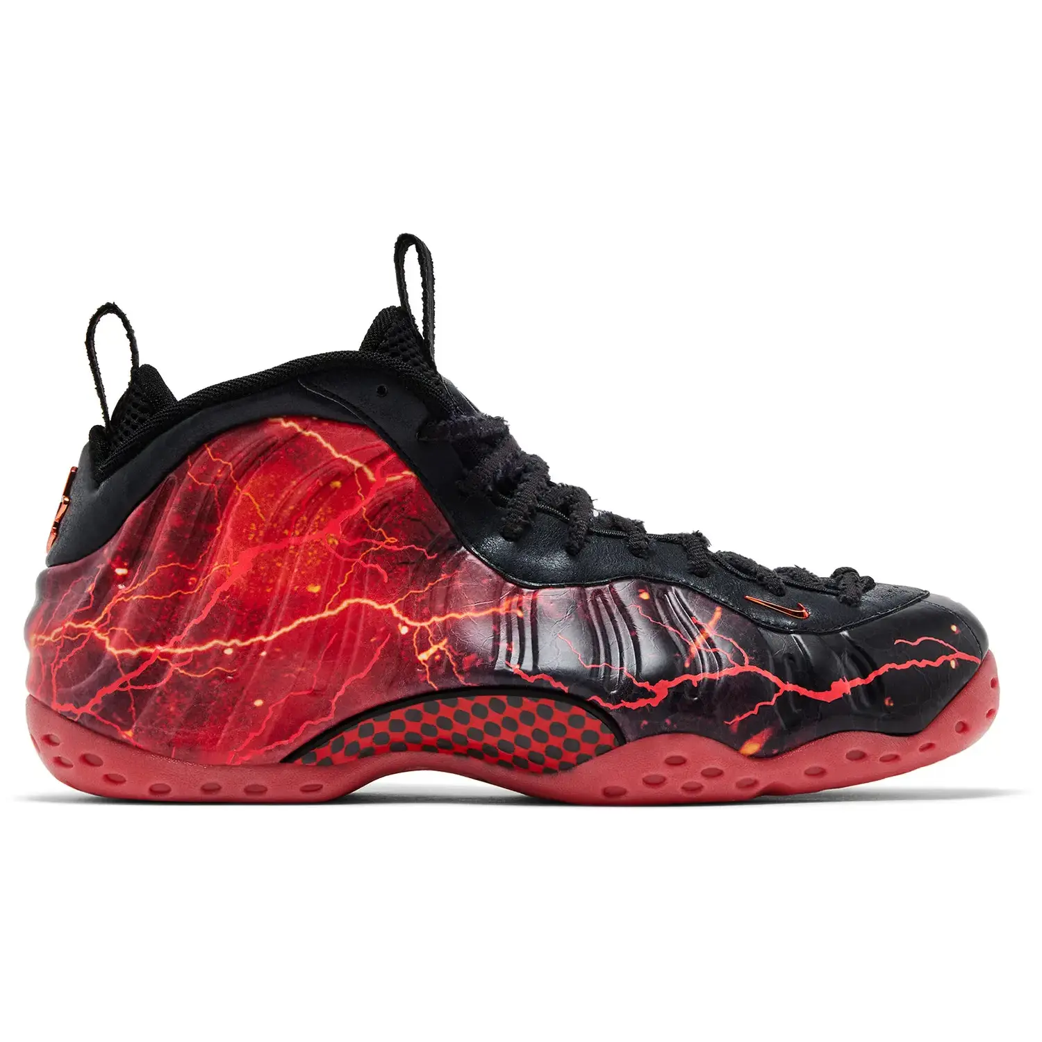 Stranger Things x Nike Air Foamposite One Premium QS 'Black Bright Crimson', Multicolor