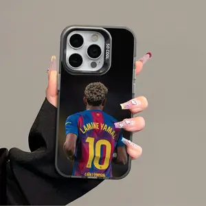 IPhone 17 Promax Lamine Yamal Phone Case Anti Drop Protective Case Suitable for Iphone 16 ProMax 15 14 13 12 11 SAMSUNG S25 24 23 22 Plus Acrylic Durable Case