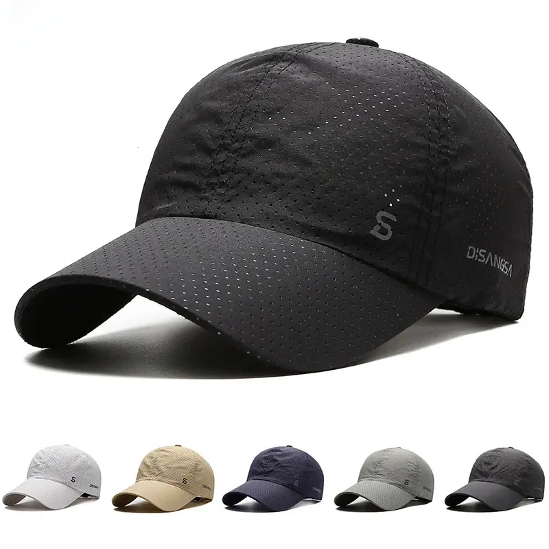 2-PACK Duckbill Mesh Sun Hats, Breathable Quick-Drying Sports Hats for Outdoor Running (Multiple Colors)