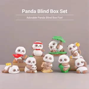 Qizai Panda Blind Box Series Animal Blind Bags