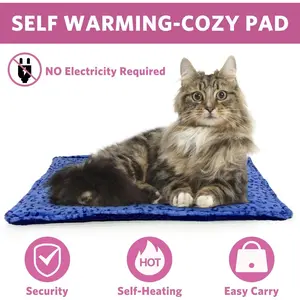 Self Warming Cat Bed, Super Soft Dog Bed, Self Heating Cat Pad