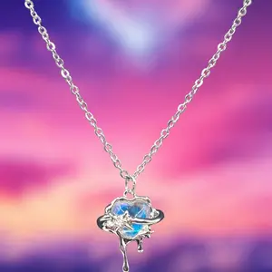 Sliver Heart Line Necklace - Elegant Silver Chain with Unique Design for Everyday Wear and Special Occasions