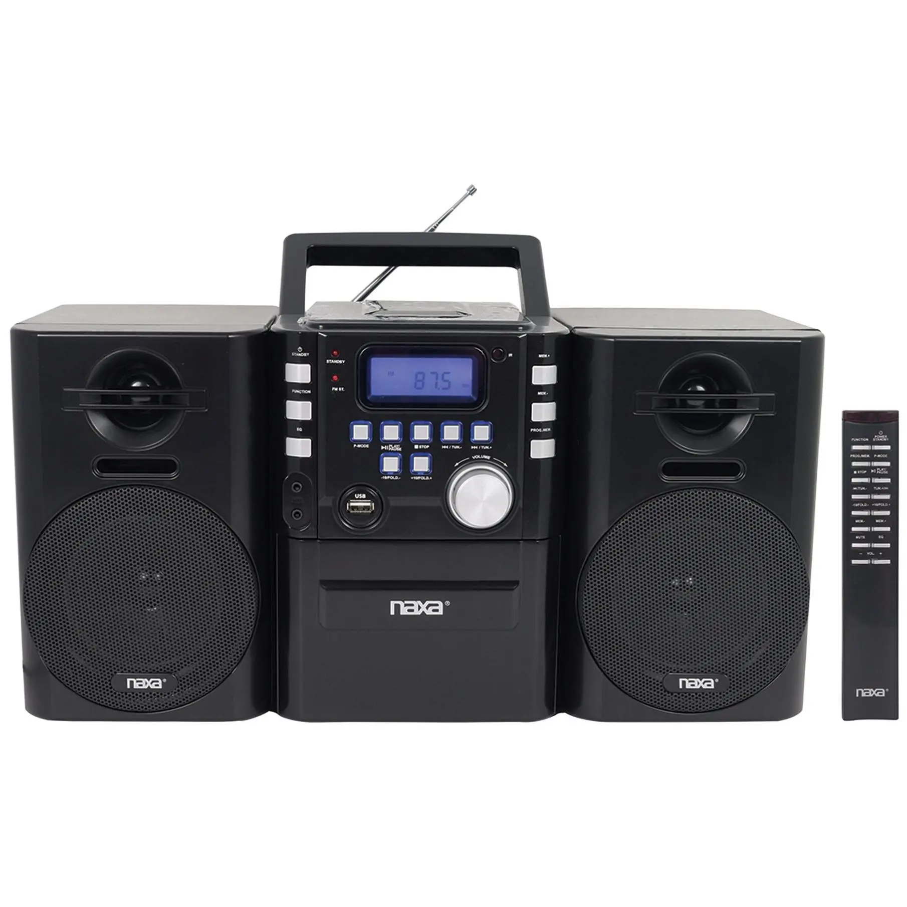 Naxa Portable MP3 CD Player with FM Radio andUSB Input