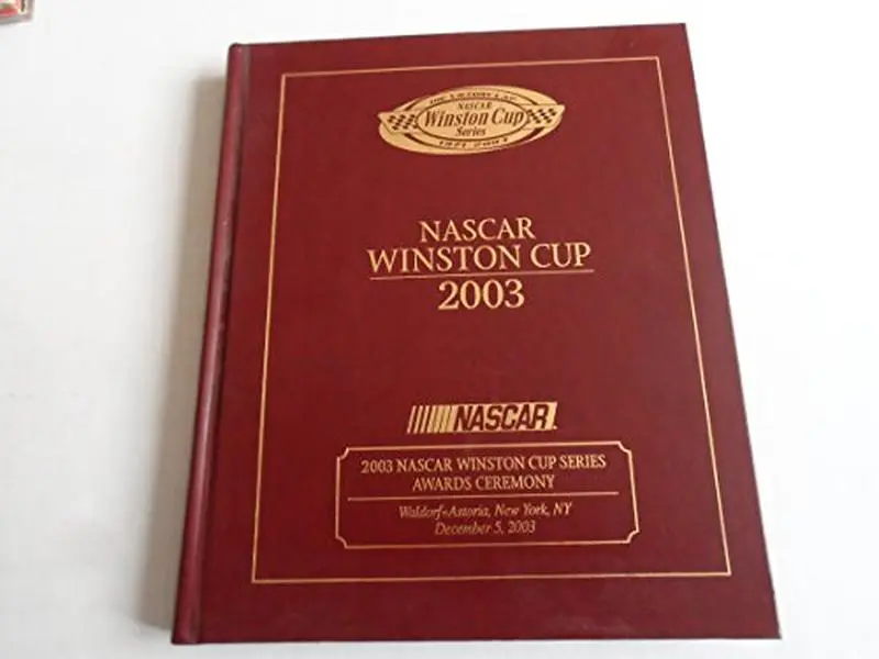 USED Book - NASCAR Winston Cup / 2003 / 2003 NASCAR Winston Cup Series Awards Ceremony by Nascar (Hardcover) - english