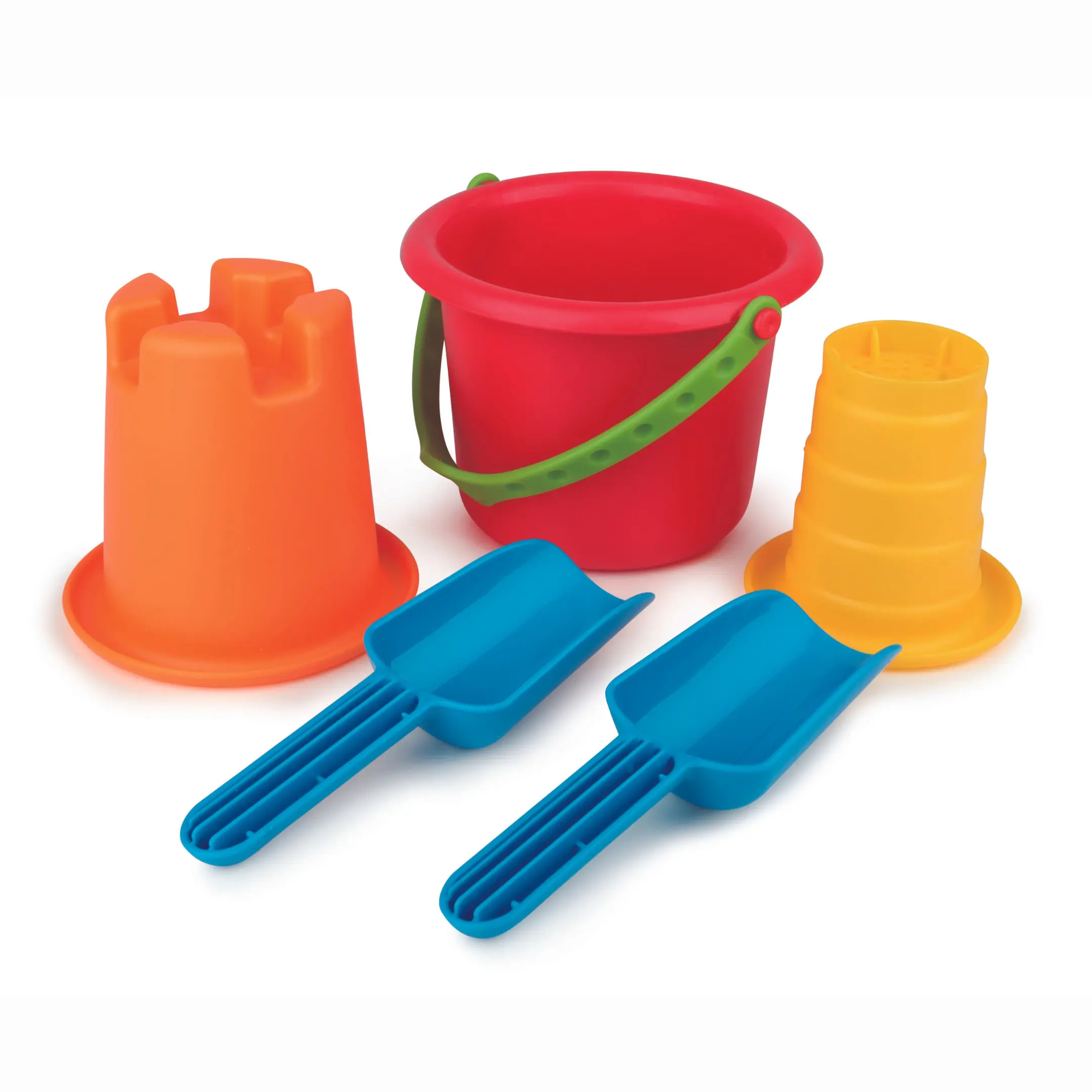 Hape 5-in-1 Colorful European BPA-Free Plastic Kids' Sports Sand Toy Set - 1.1 lbs, EN 71 Certified, Multi-Use for Beach Days with Kids/Sandbox Summer Play & Children Development