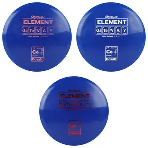 Gateway Disc Golf Cobalt Element Midrange Disc 5/5/-1/1 - Choose Exact Disc