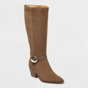 Women’s Rio Whip Stitch Tall Boots with Memory Foam Insole – Universal