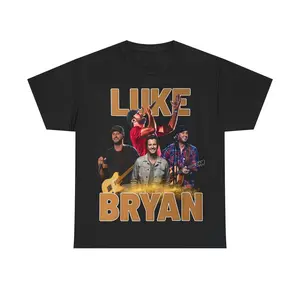 Luke Bryan Graphic Tee - Word On The Street Tour Shirt, Backroad Nights & Small Town Vibes, TikTok Viral