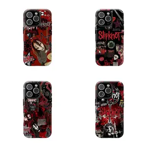4 style Slipknot & System of a Down Collage Phone Case – Heavy Metal Rock Aesthetic for iPhone & Samsung – Gift for Metalheads & Rock Fans
