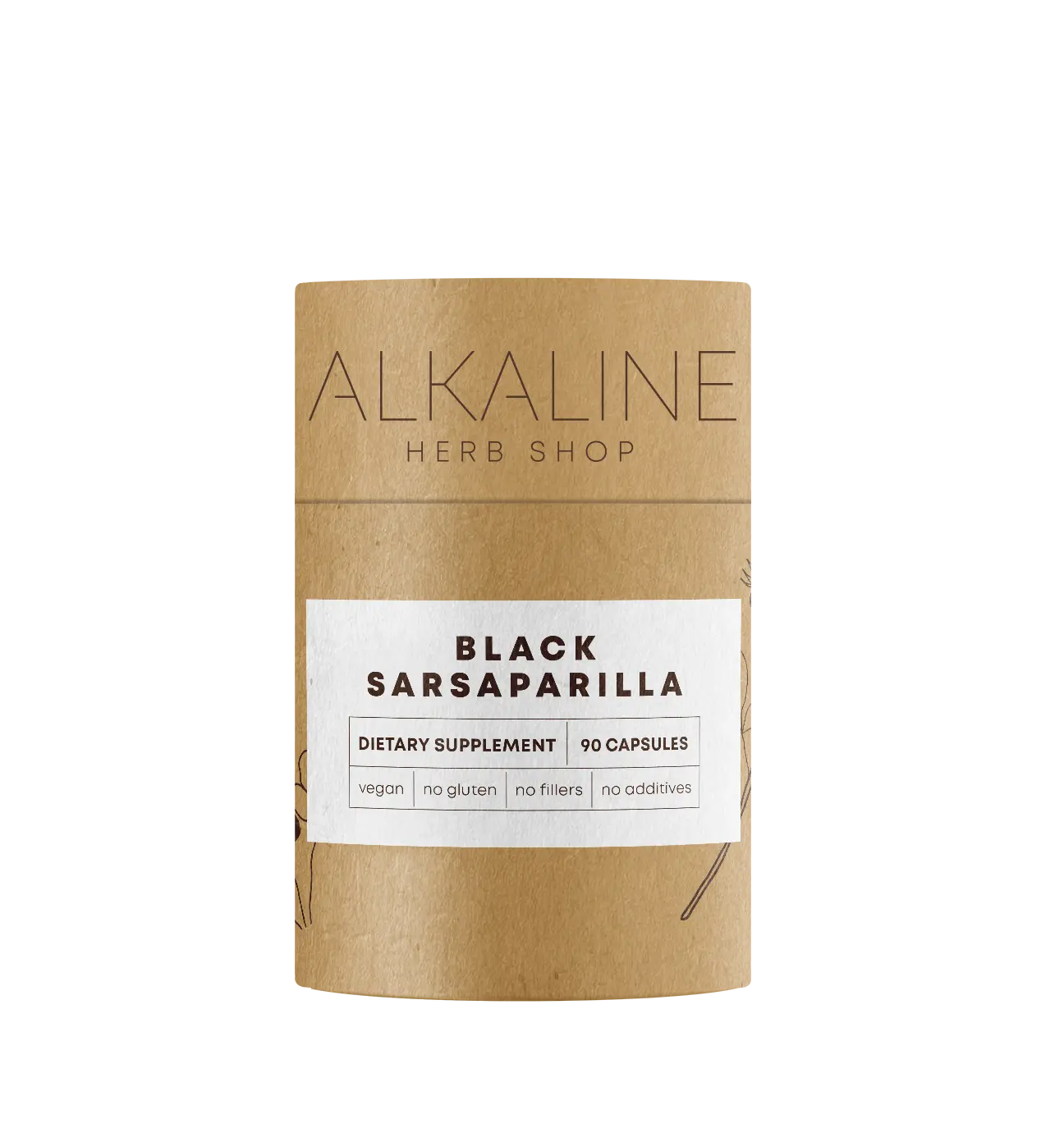 Black Sarsaparilla Capsules, 90 Count Supplement (Zarzaparrilla)