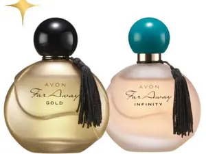 Avon Far Away Perfumes – Gold & Infinity for Womens Set X2