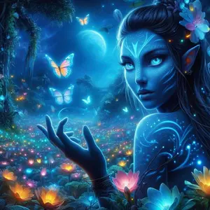 1pcs 5D DIY handmade diamond painting set, 5D diamond art set, animation, glow-in-the-dark butterfly diamond painting set full round drill DIY, mosaic, diamond art, DIY art home decoration, gift, Handmade Gifts