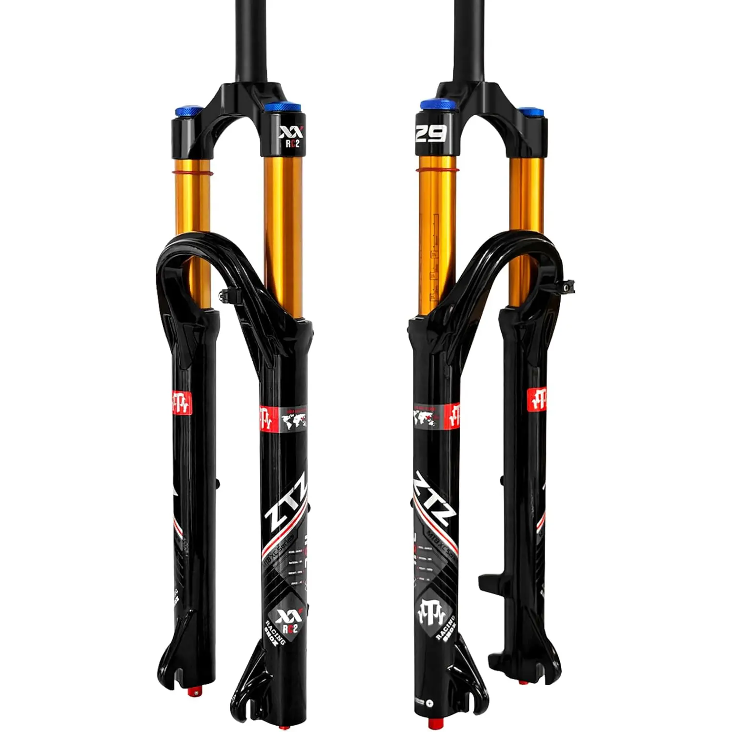 ZTZ 26/27.5/29 inch MTB Air Suspension Fork, Upgraded 34mm