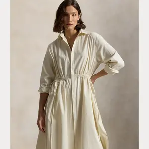 Polo Ralph Lauren - Cotton Drawcord Shirtdress
