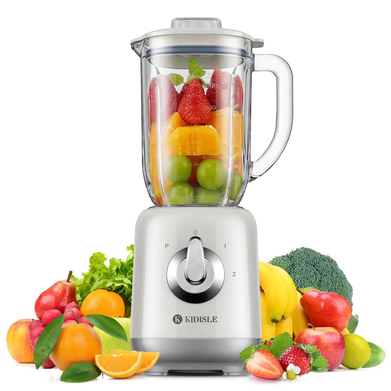 Retro Blenders for Smoothies, Ice Crushing & Frozen Fruits, 34oz Glass Jar BPA Free, 700W Smoothie Blender for Shakes and Smoothies, 3 Adjustable Spee