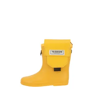 Leather Rain Boot Cross Body Bag.