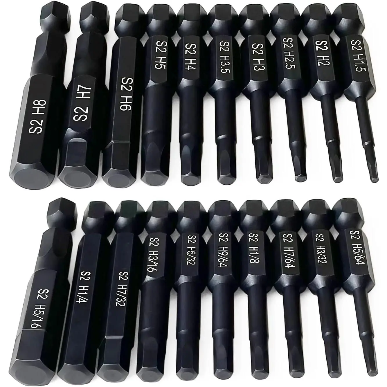 Hex  Allen Wrench Drill Bit Set ,  Allen Wrench Drill Bits, Upgraded 1/4" Quick Release Shank  Hex Bit Set -  for Ikea Type FurnitureSurfoze
