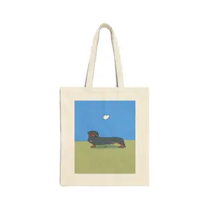 9ohcci Cotton Canvas Tote Bag - Meet Felicity Furry Friends Collection Part 1 canvas tote