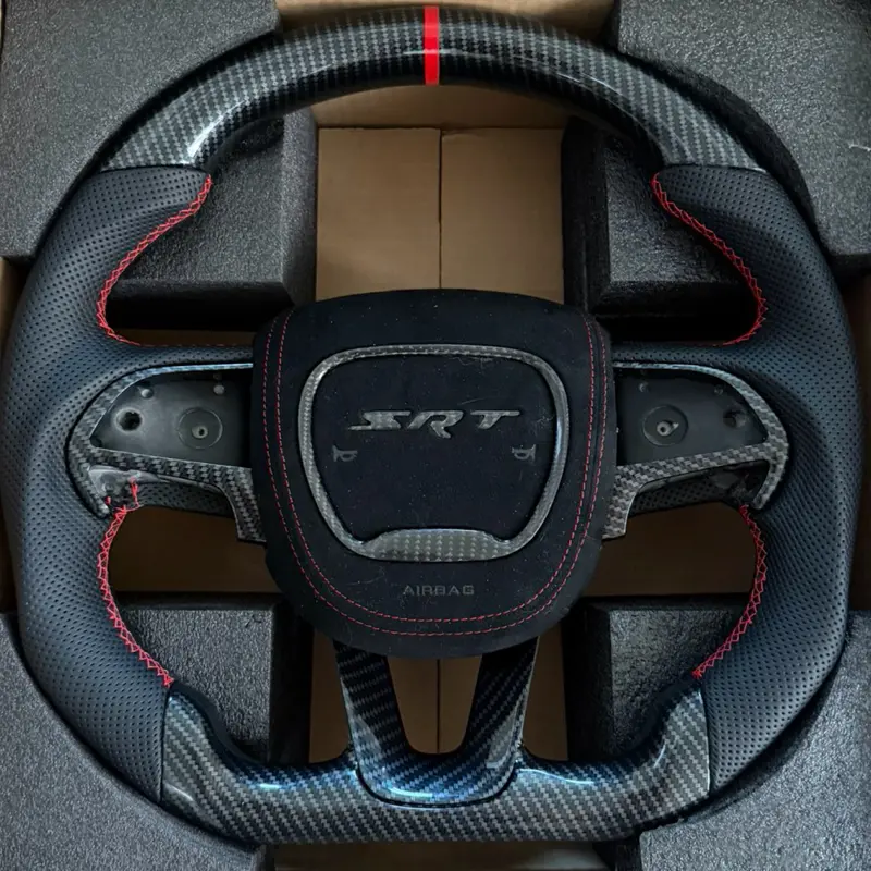 Dodge Charger/Challenger/Durango Carbon Fiber Steering Wheel Bundle (2014-2026)