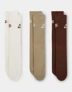 NIKE Sportswear Everyday Essential 3 Pack Mens Crew Socks