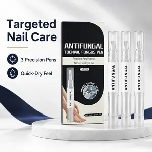 Toenail Care Pen with Undecylenic Acid, 3 Piece Nail Brush Applicator Set, Non Greasy Feel, Precise Tip for Daily Foot and Nail Care Routine for Men and Women