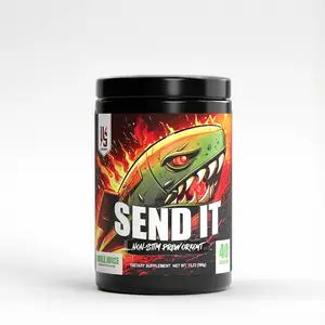SEND IT Stim Free Pre Protein Nutrition Supplement for Improved Gym Sessions Caffeine Free Energy Boost
