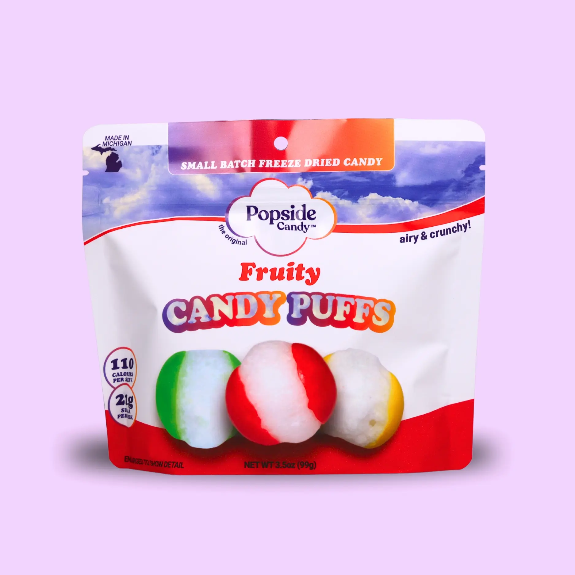 Freeze Dried Fruity Candy Puffs - Premium Freeze Dried Candy Sweet Snack