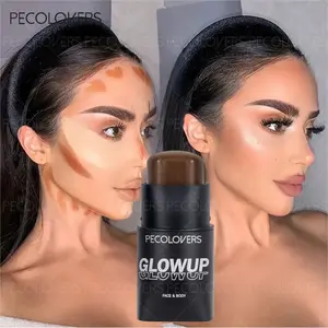 1PC Cool Facial Contour Stick & Definition Rod Compatible for All Skin Tones - Face Enhancer with Natural Buildable Coverage, Matte Makeup for Daily & Special Events, Volume & Definition Stylus, Cosmetic