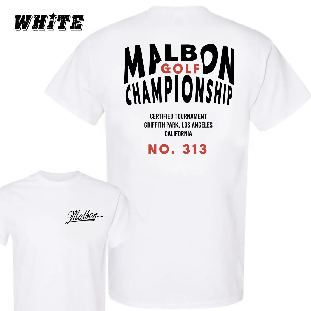 Malbon Golf Championship Shirt, Certified Golf Tournament T-Shirt, Griffith Park Los Angeles Graphic Tee, Vintage Golf Major Apparel, Gift for Golfer