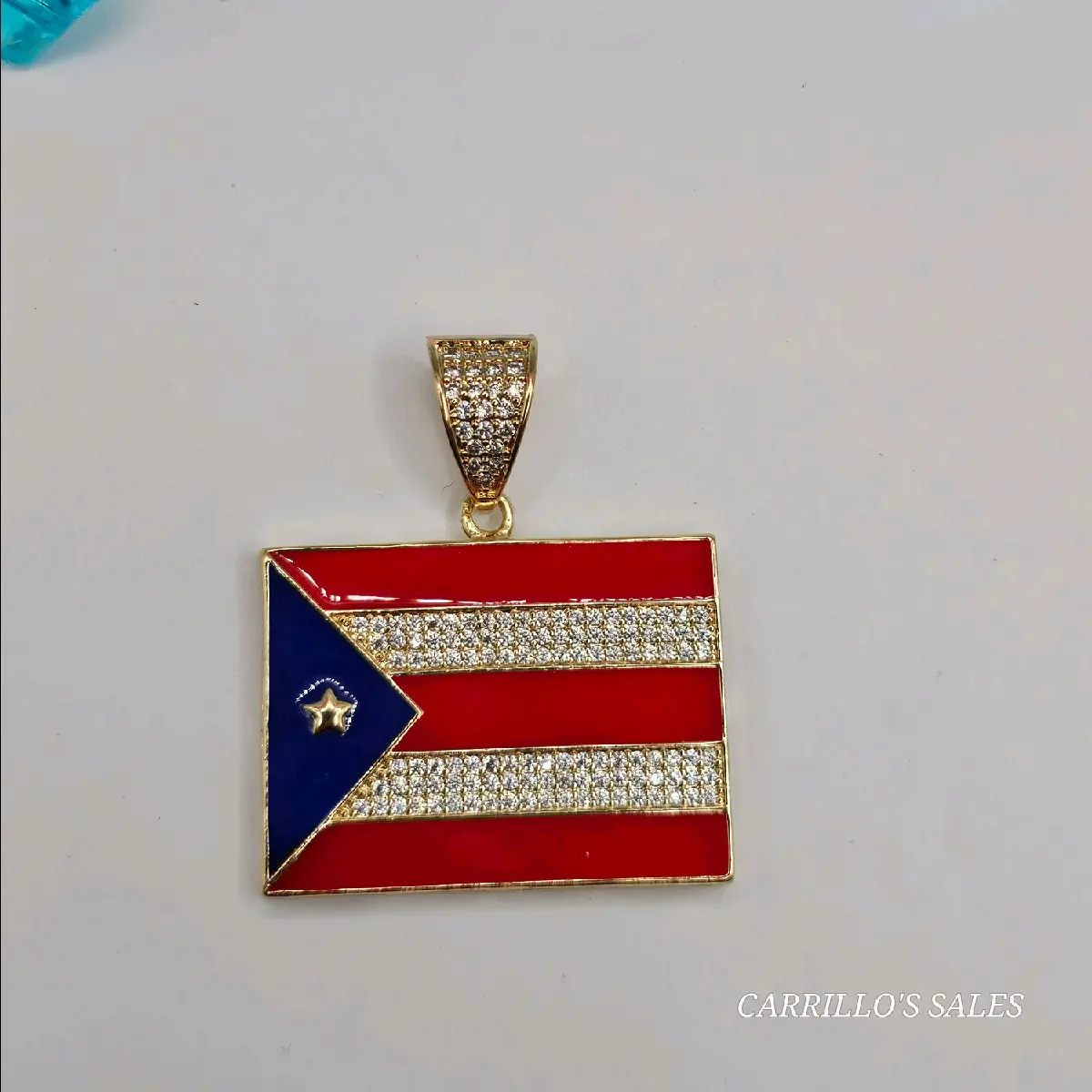 FLAG fashion pendant Gold-plated no chain  elegant style