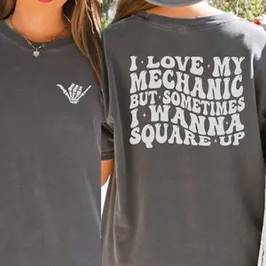 Diesel Mechanic Wife Shirt, Funny Mechanics Girlfriend Comfort Tee, Aircraft Mechanic Wife Gift, Car Mechanic Wife Tee