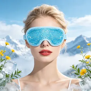 Reusable Cold Therapy Gel Bead Eye Mask, Skin Care Mask, Eye Mask, Reducing Puffiness, Soothing Dark Circles & Migraine Relief Multi-Functional Eye Mask, Cooling Beauty Eye Mask