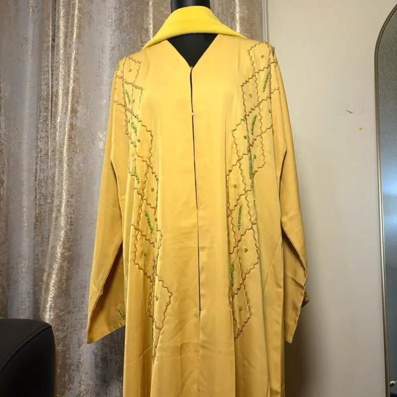Luxury Silk Beaded Abaya