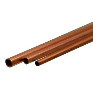 Bendable Copper Tube: (3/32", 5/32", 1/8")  x 12" Long (1 Piece Each)