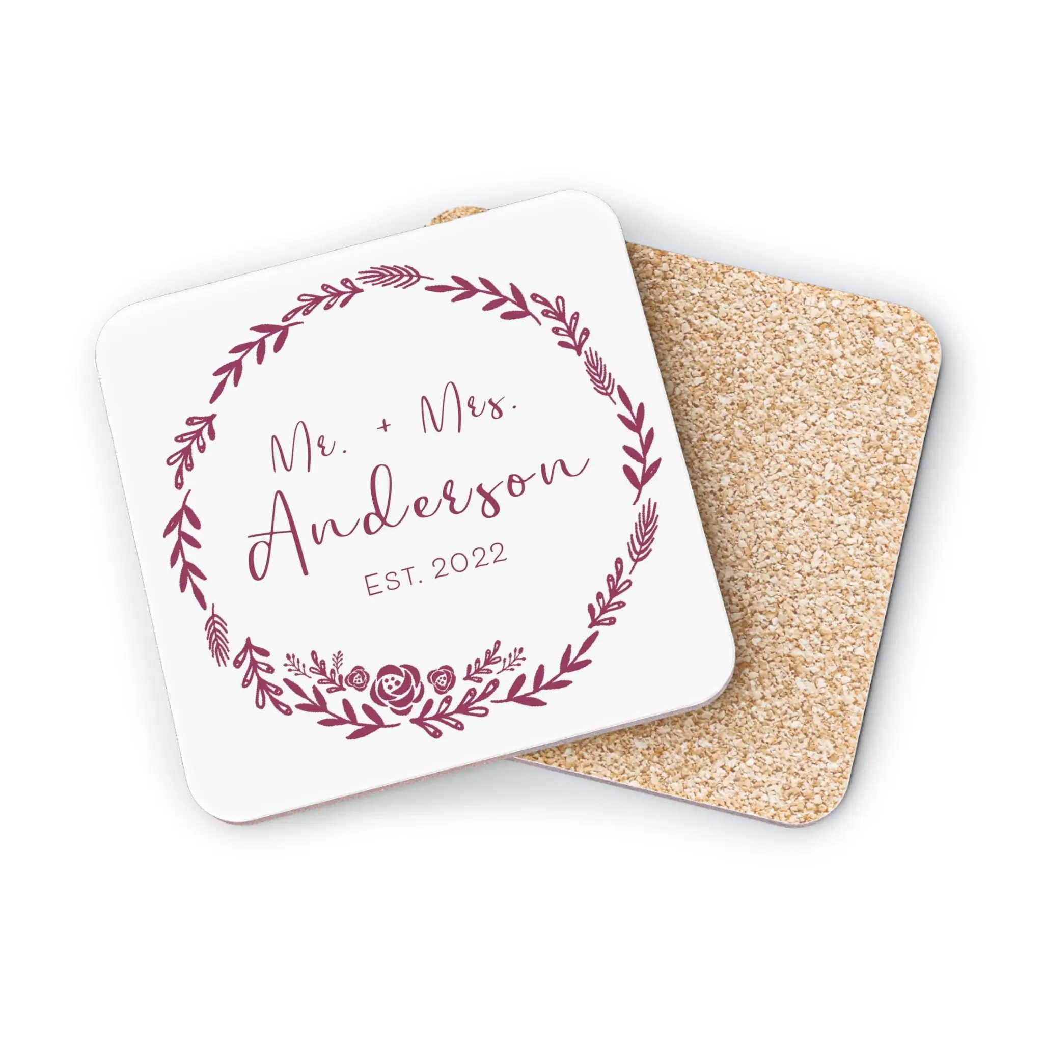 Square Framed Coasters Classic Tableware Set