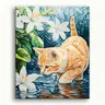 Leidea Unisex 16"x20" Water-Based Non-Toxic Casual Painting by Numbers Art Kit - 24 Colors (for Beginners), Coloring Supplies, Artist Supplies, Floral & Butterfly Designs, Premium Holiday Gift, Art Crafts
