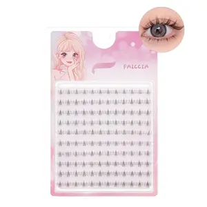120 clusters of glue self-adhesive small wild cat ear lower eyelashes, mother-born hair flu false eyelashes, suitable for beginners, natural C curl, realistic lazy three-step single clusters, reusable, daily versatile eyelashes, High Quality Eyelashes