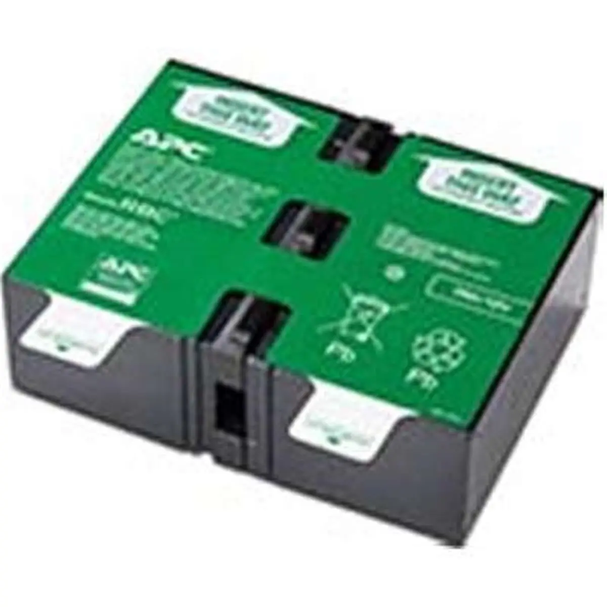 APC by Schneider Electric Replacement Battery Cartridge No. 123, Spill-proof Sealed Lead Acid, Hot Swappable for UPS, Green Compliant, Rohs & Reach Compliant, Yes, Maintenance-Free