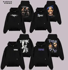(Collection) Rapper Tu Pac 2pacc  Around the Fur Official Pullover Hoodie - ALL SIZES, Retro Music Tee, Hip Hop Music Lover Shirt, Vintage Hip Hop Shirts Casual Comfort Cotton Fabric Fit Top , Top Men's and Women's Clothing