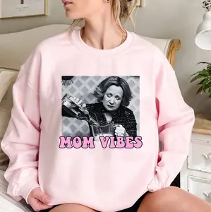 Mom Vibes Sweatshirt Funny Mom Hoodie 90s Show Sweat Shirt