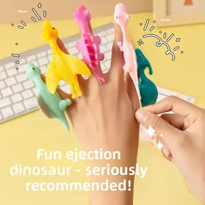 Sticky catapult dinosaur fingers turkey slingshot decompression creative prank venting fun toys for children and students gifts