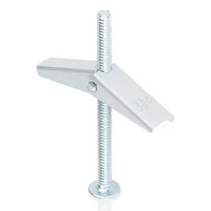 24 count Hollow Wall Anchors 3/16" Heavy Duty Butterfly Anchors for Drywall, Toggle  and Wing Nut Kit, Metal Drywall Anchors and Screws Assortment Set