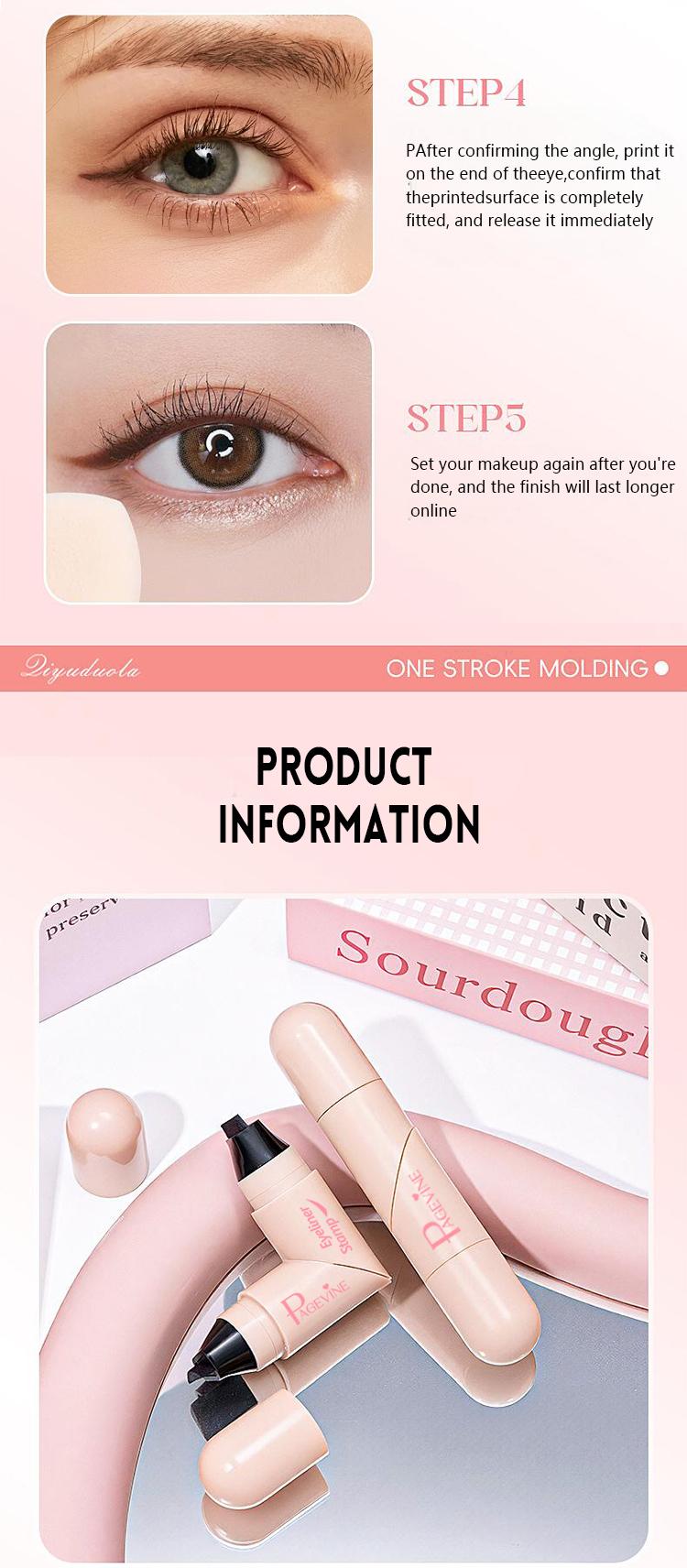 Rotating Eyeliner Stamp Pen – Dual-Head Design with Wing Stamp, Quick-Dry, Long-Lasting, Smudge-Proof for Easy Cat Eye, Sharp Winged Lines & All-Day Makeup Wear Rotating Eyeliner Stamp Pen – Dual-Head Design with Wing Stamp, Quick-Dry, Long-Lasting, Smudge-Proof for Easy Cat Eye, Sharp Winged Lines & All-Day Makeup Wear