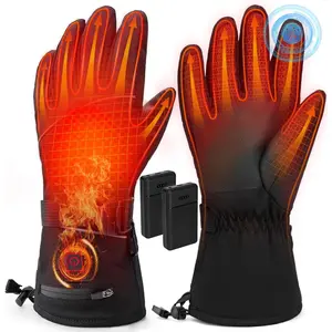 Heated Gloves, Rechargeable Heating Glove for Men Women - 3 Heating Levels, Touchscreen, ,  for Skiing, Working, Motorcycling