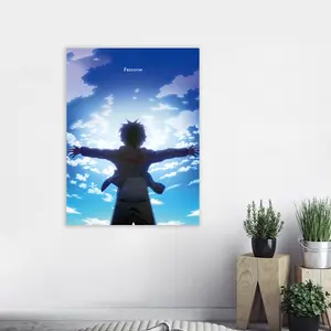 One Attack on Titan FREEDOM art poster, Anime Design, anime poster printing, art printing | minimalist poster, Japanese anime and manga, movie wall art decoration, Modern Home Decor, suitable for living room, bedroom, dormitory, holiday gift, frameless.