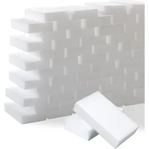 50 Pack Melamine Sponges Magic Cleaning Sponges in Bulk Melamine Foam for Dishes Eraser Sponges for Cleaning