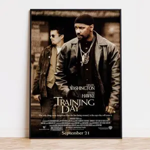 Training Day Movie Poster, High Quality Ready To Print, Poster Decor Room